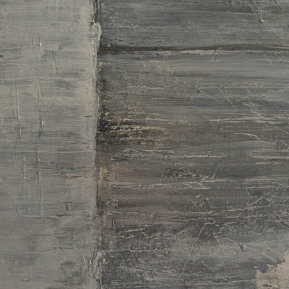 Close-up of a textured gray stone surface